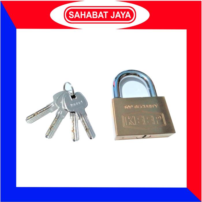 Gambar Gembok Rumah / Gembok Toko Kuningan Pendek Anak Kunci Komputer - KEEP 60MM dari Sahabat Jaya Bangunan undefined Tokopedia