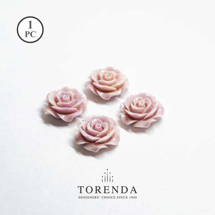 Gambar Torenda Payet Jewelry Rose Acrylic Big Ungu (col.18) - Bunga/ PCS - 20mm dari Torenda undefined Tokopedia