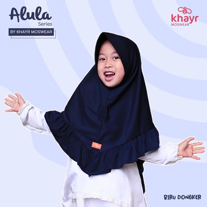 Gambar Hijab Anak Khayr Alula Kids Jilbab Anak murah Kerudung anak 4 -10 Th - S, NAVY dari Djilan Shop undefined Tokopedia