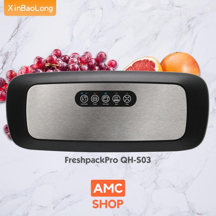 Gambar FreshpackPro QH-03 / QH-S03 XinBaoLong Food Vacuum Sealer Mesin Vacum - QH-S03 Stainles dari amcindo undefined Tokopedia