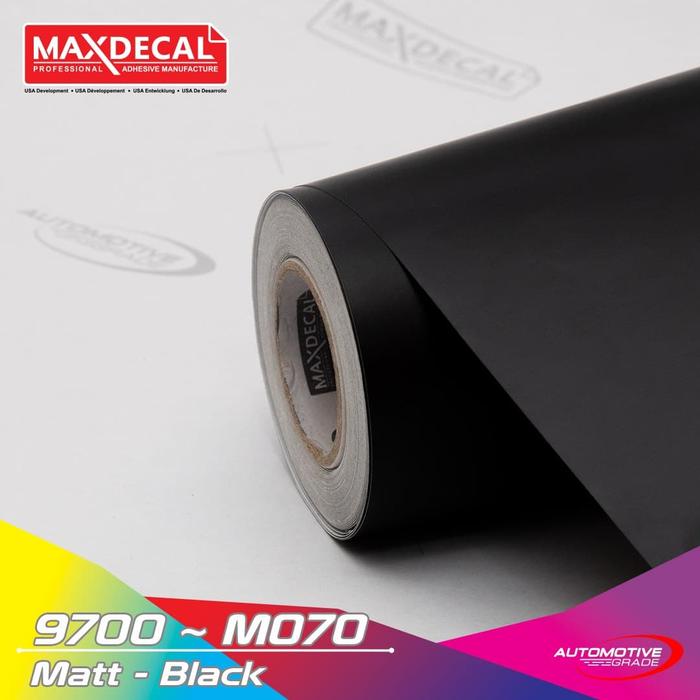 Jual Maxdecal Premium Wrap Black Matte Hitam Doff Skotlet Mobil 152 Cm Roll Jakarta Pusat Bandar Stiker Tokopedia