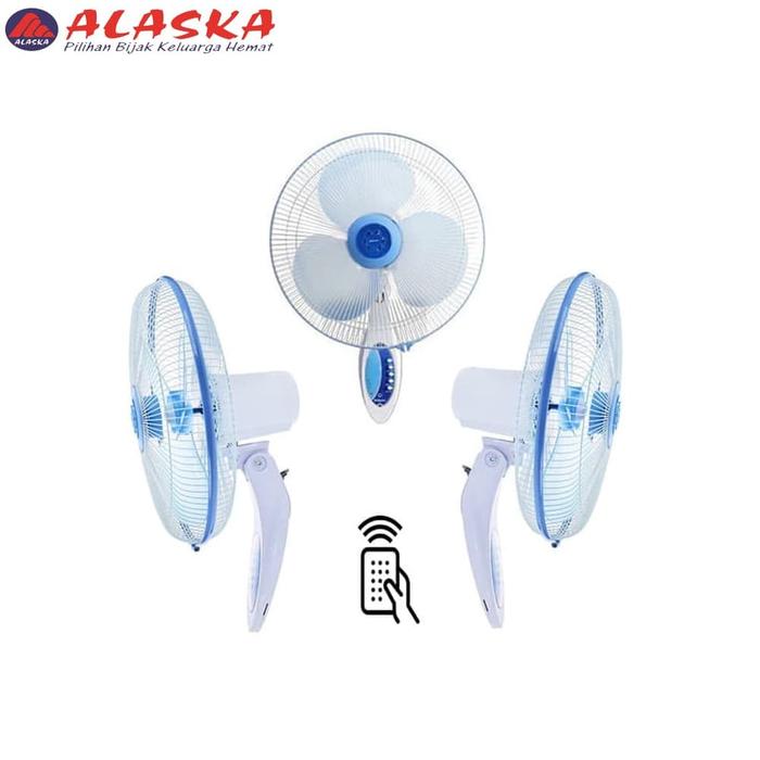 Gambar MIYAKO KIPAS ANGIN WALL FAN REMOTE KAW-1689 RC dari alaska.retail undefined Tokopedia