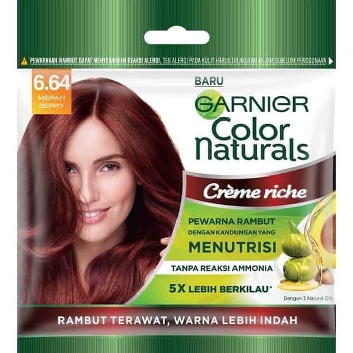 Gambar GARNIER Color Natural Express Sachet - 6.64 Merah Berry dari mathbeth undefined Tokopedia