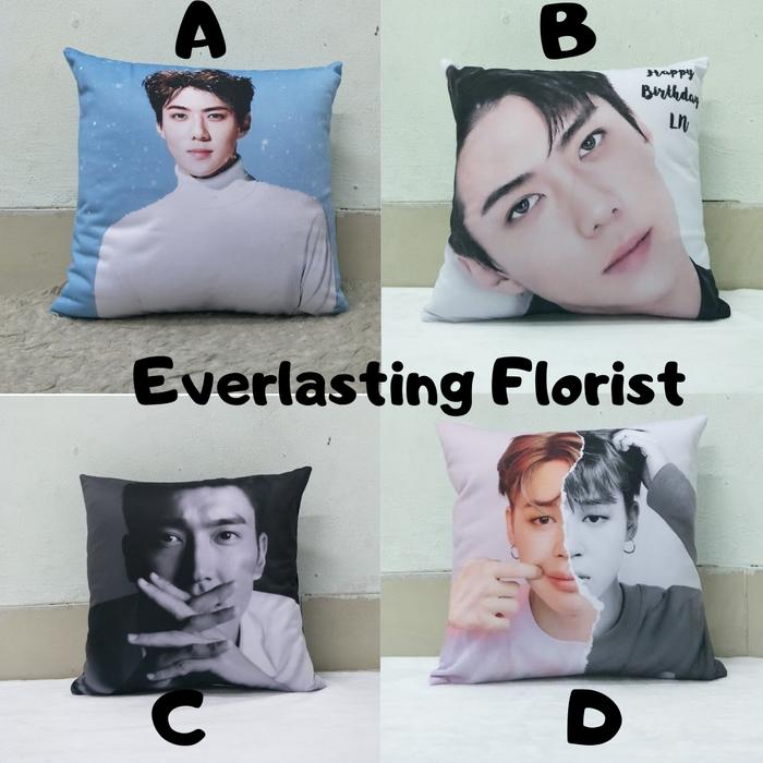 Jual Boneka Bantal Custom Korea Korean Actor Halyu BTS Jimin RM V