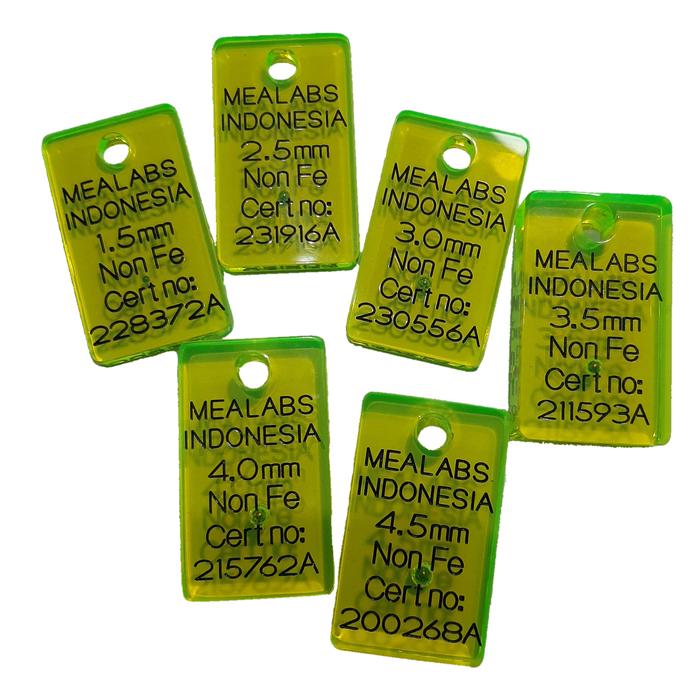 Jual Jual Test Piece Metal Detector / Kalibrator / Test Sample / X-Ray Card  - Fob Non Ferrous - Kota Bekasi - Mealabsindonesia | Tokopedia