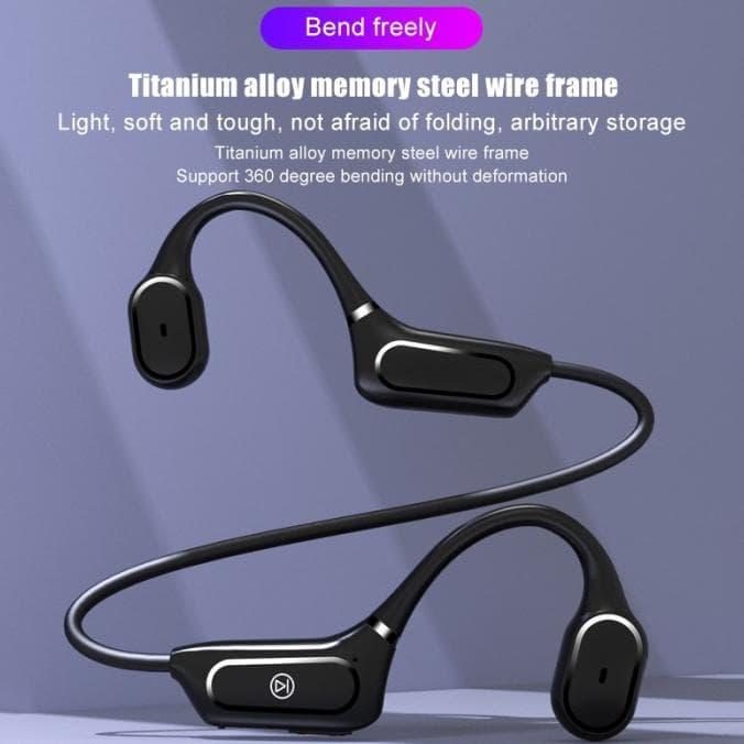 Jual Nice H11 Bone Conduction Wireless Bluetooth Headset Moment