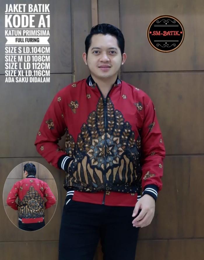 Gambar Jaket Batik Kode A1 SM Batiksoloamanah 180.000 dari onde onde sakura undefined Tokopedia