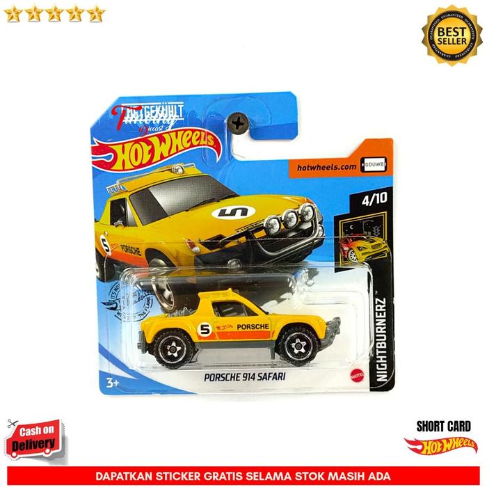 Gambar Hot Wheels Short Card Porsche 914 Safari Kuninf Luftgekuhlt Diecast dari Timothy Diecast undefined Tokopedia