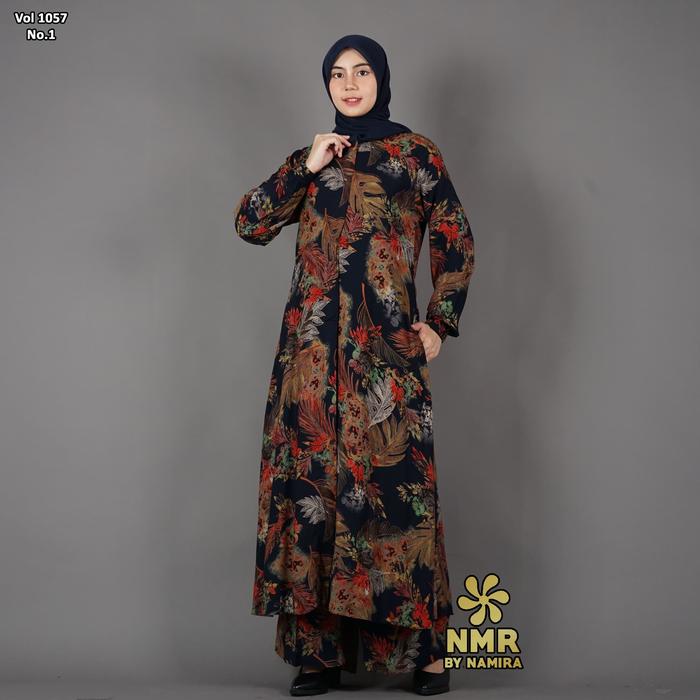 Gambar Vol 1057-1 Stelan celana viscose discharge import nmrbynamira - L dari nmrbynamira undefined Tokopedia