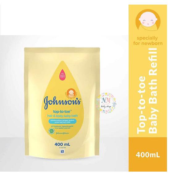 Gambar Johnson Baby Wash Johnsons Top To Toe 500 ml pump 400ml refill - 400ml refill dari NMbabyshop undefined Tokopedia