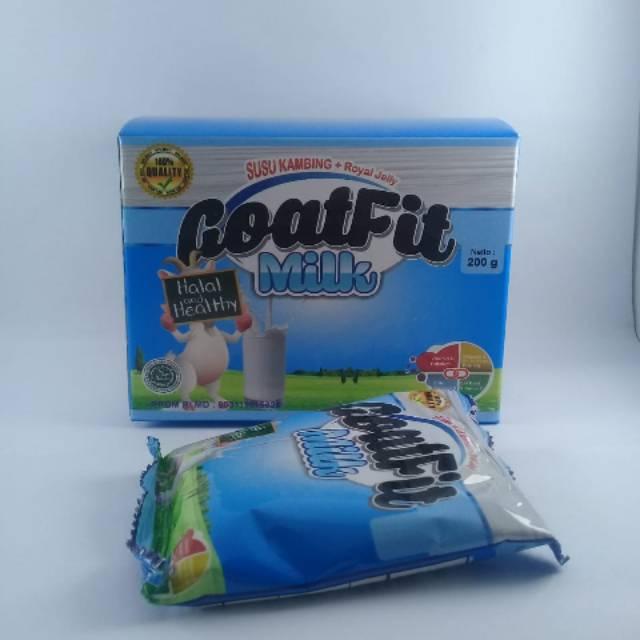 Gambar Susu kambing GOATFIT MILK plus royal jelly sachet - Original dari condet herbal 23 undefined Tokopedia