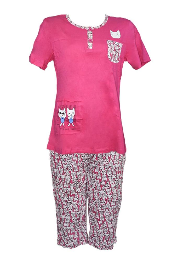 Gambar WIMIU Baju tidur Sleepwear Set BTR-13161 - XL, Merah dari Wimiu undefined Tokopedia