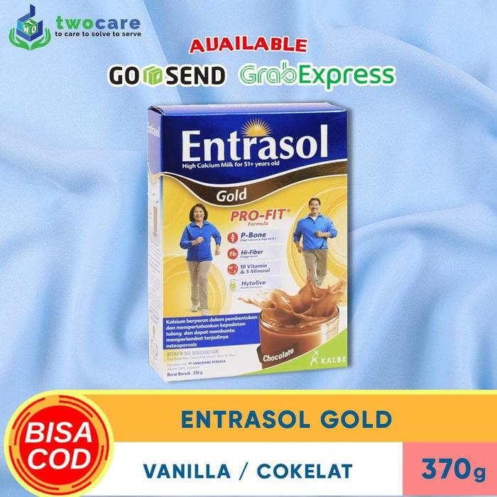 Gambar MURAH Entrasol Gold Vanila Coklat Original 370 gr - Susu Lansia dari Senja Alt undefined Tokopedia