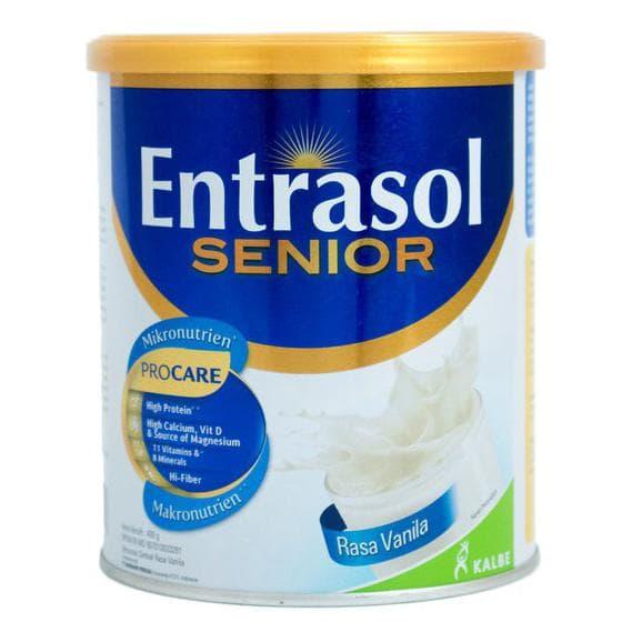 Gambar MURAH Entrasol Senior 400 gr Vanila - Susu Lansia dari Senja Alt undefined Tokopedia