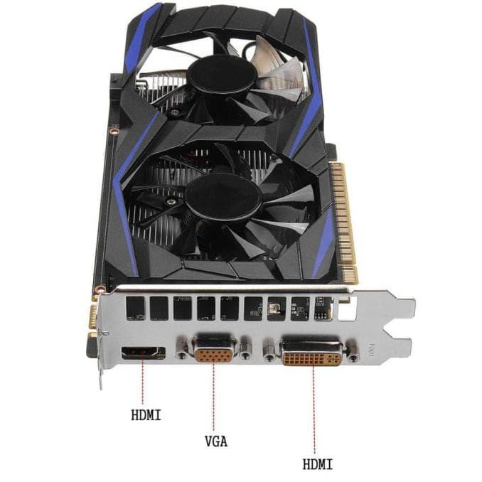 Nvidia Vga Graphic Card Gtx 750 Ti 2gb Ddr5 128bit With Dual Fan