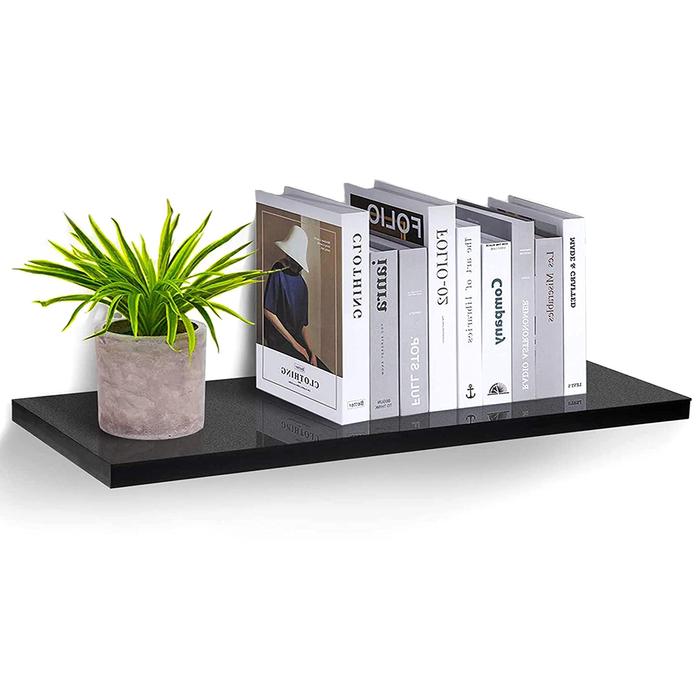 Gambar Rak Tempel Dinding Minimalis Hiasan Kamar 70x25cm/Ambalan Kayu Gantung - Krem Kayu dari DEcTionS Living undefined Tokopedia