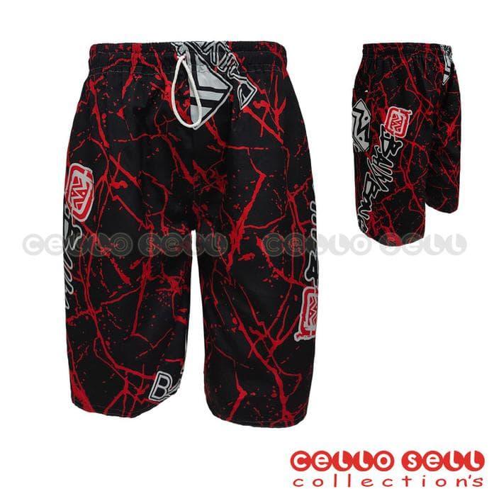 Gambar BARU Celana Pendek santai/surfing trendy - Merah dari avamart77 undefined Tokopedia