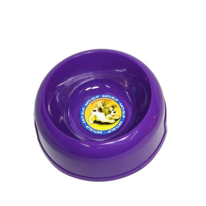 Gambar Tempat makan anjing Dog Dish Round - Ungu dari Pets Kampong undefined Tokopedia