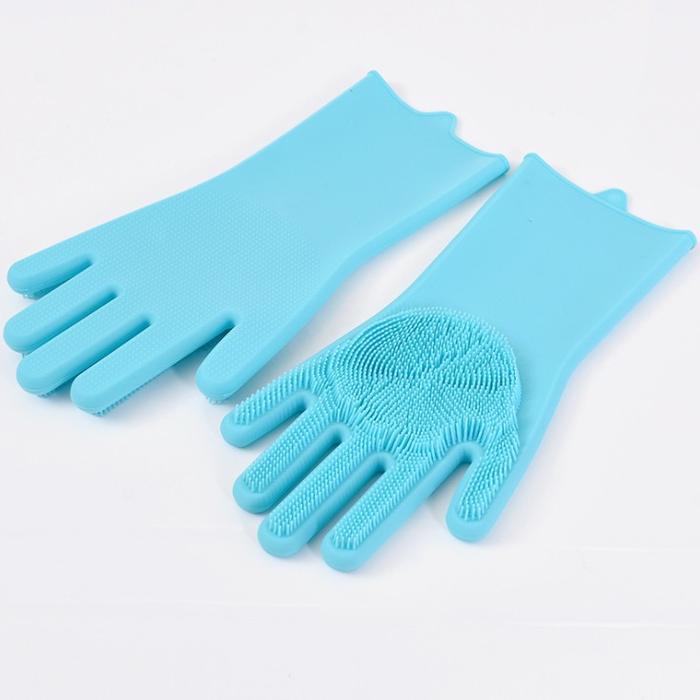 Gambar Sarung Tangan Cuci Piring Silicone Dishwashing Gloves Magic Glove - Tosca dari Homecart Store undefined Tokopedia