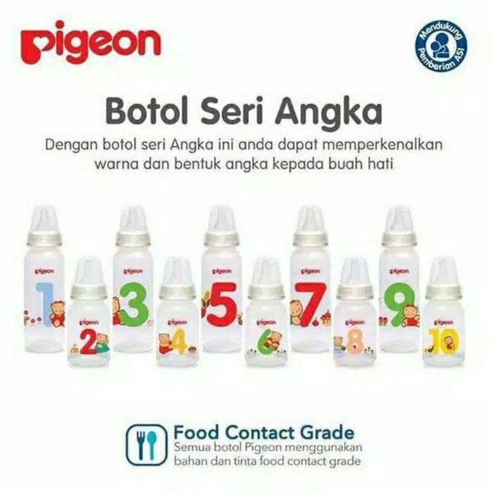 Gambar nadivastore BOTOL SUSU PIGEON 120ML STANDAR BOTOL DOT 120ML PIGEON BOT - ANIMAL 120mL dari nadivababyshop undefined Tokopedia