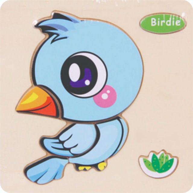 Gambar Mainan Puzzle Kayu Bergambar Mainan Edukasi Anak Puzzle Hewan - Birdie dari calipso.baby undefined Tokopedia