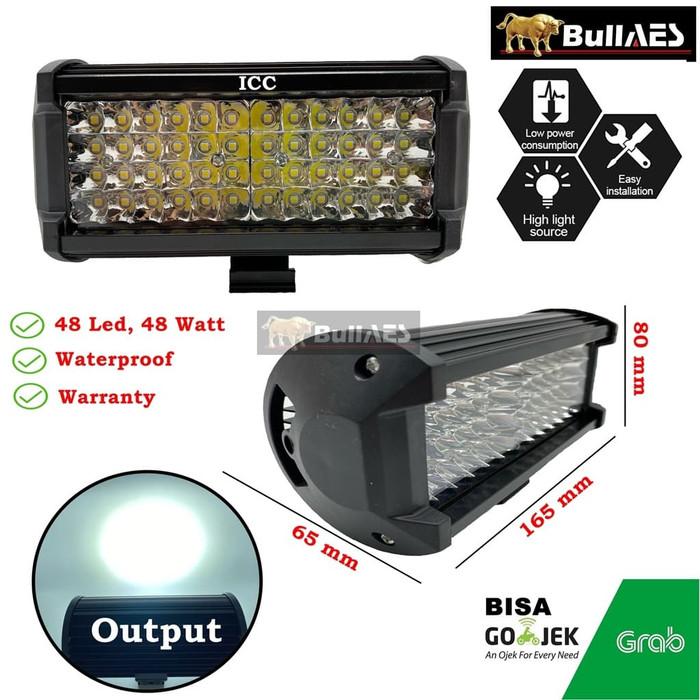 Gambar Lampu Tembak 48 Mata Led 48 Watt Lampu Sorot CWL ICC - Kuning dari bullaes aes undefined Tokopedia