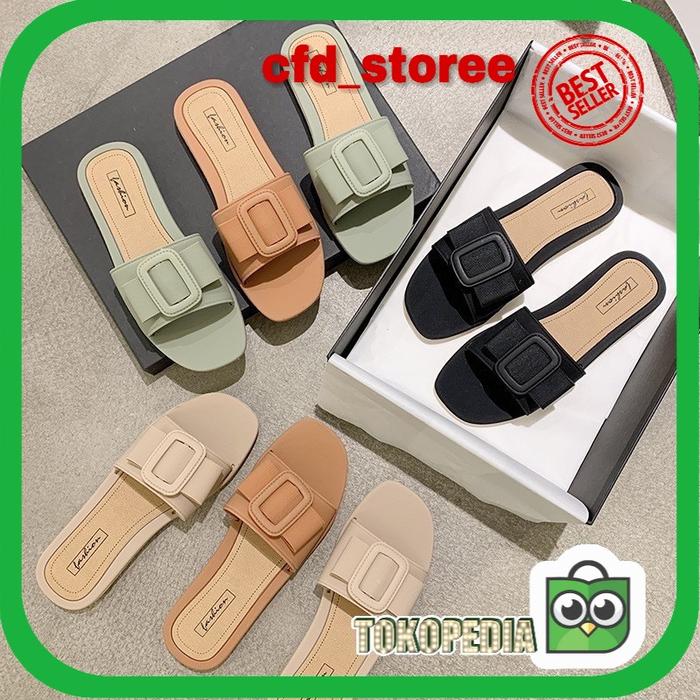 Gambar ORI cfd 3.3 SALE Sandal Teplek Wanita BM 14 - TAN, 39 dari cfd_storee undefined Tokopedia