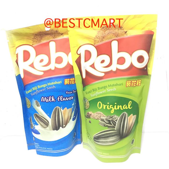 Gambar REBO KUACI BIJI BUNGA MATAHARI / SUNFLOWER SEEDS 150GR - MILK dari BestCMart undefined Tokopedia