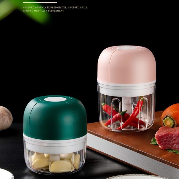 Gambar BLENDER PORTABLE USB RECHARGEABLE BESAR 250ML SERBAGUNA - merah muda dari Das Living undefined Tokopedia