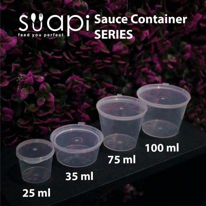 Gambar Tempat Saos - Wadah Saos - SUAPI Sauce Container - 25 ml dari E-QuPack undefined Tokopedia