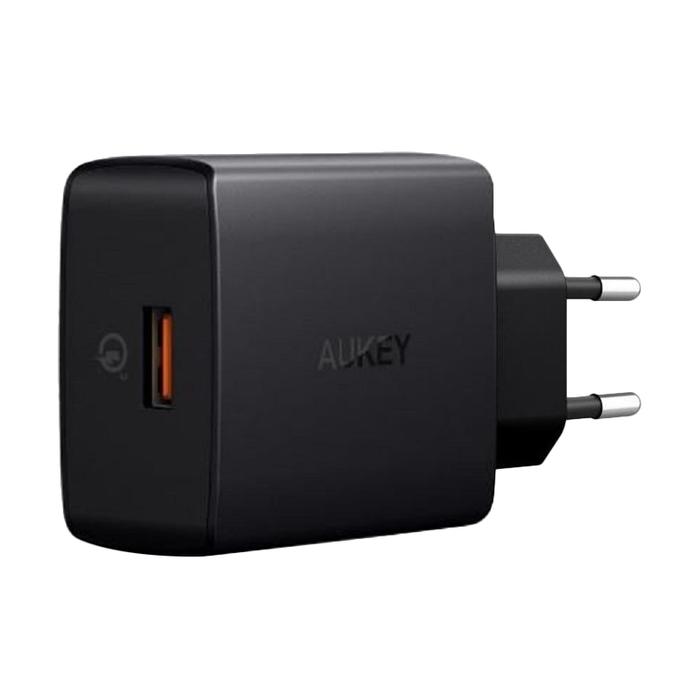 Gambar [jikalaku] AUKEY PA-T17 Quick charge 3.0 USB Wall Charger - black dari jikalaku undefined Tokopedia