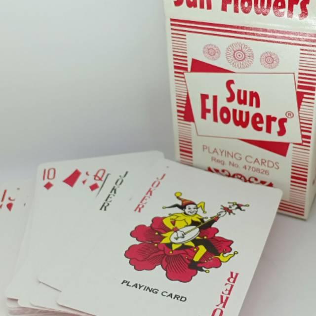 Gambar Kartu REMI Sun Flower / Playing Cards May Flower dari SikurakuraToko undefined Tokopedia