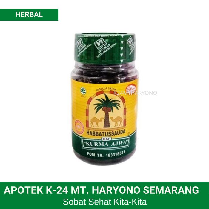 Gambar Habbatussauda Cap Kurma Ajwa 120 Kapsul - Memelihara Kesehatan dari Apotek K24 MT Haryono Semarang undefined Tokopedia