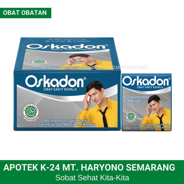 Gambar Oskadon Isi 4 Tablet - Obat Sakit Kepala dari Apotek K24 MT Haryono Semarang undefined Tokopedia