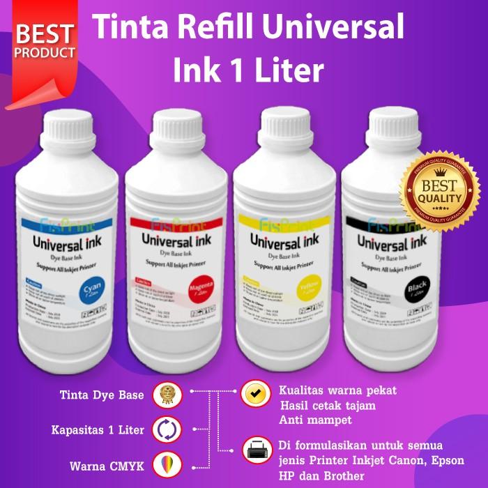 Gambar Tinta Epson 1 Liter Refill Dye Base Printer L120 L360 L565 L3110 L1110 - Hitam dari FixPrint Semarang undefined Tokopedia