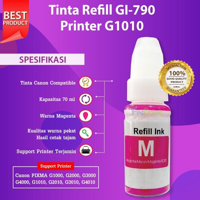 Gambar Tinta Compatible GI790 GI-790 Refill Canon G1000 G2000 G3000 G4000 - Magenta dari FixPrint Semarang undefined Tokopedia
