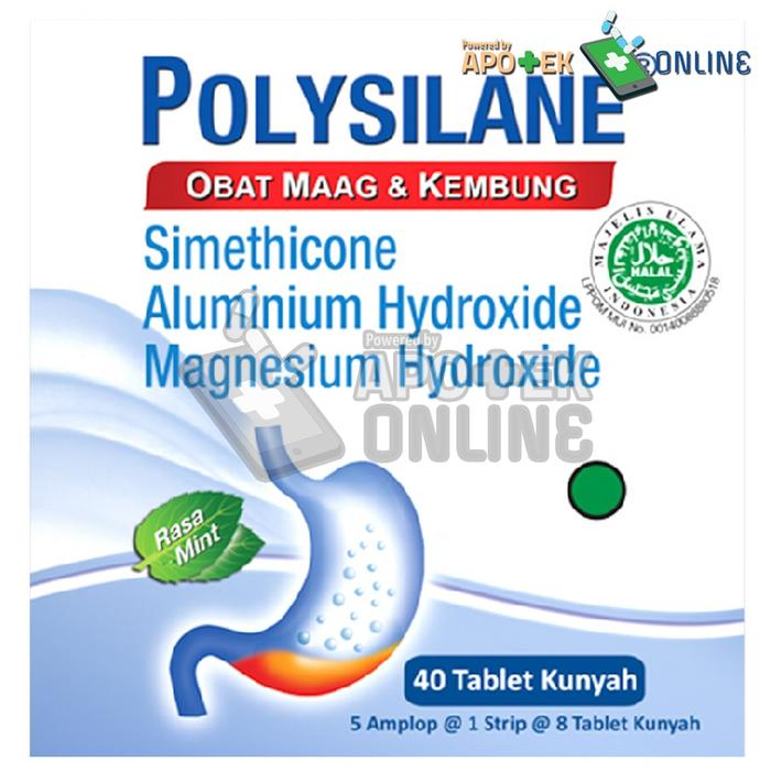 Gambar POLYSILANE TABLET KUNYAH (1 STRIP ISI 8 TABLET KUNYAH) dari Apotek Ilna Farma Babelan undefined Tokopedia