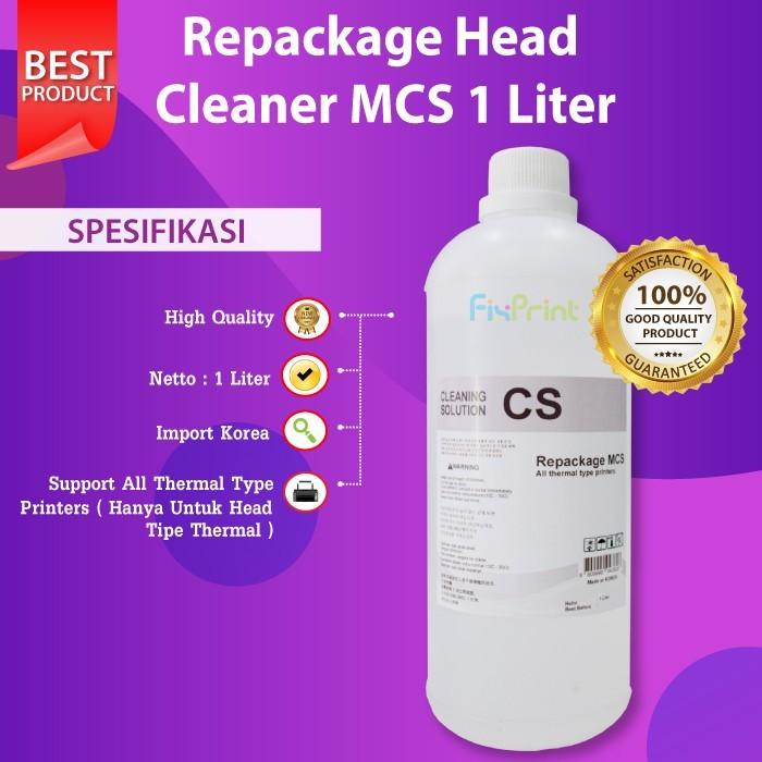 Gambar Head Cleaner Inktec MCS-01LDP Cleaning Solution Printer 1L - Repackage dari FixPrint Plus undefined Tokopedia