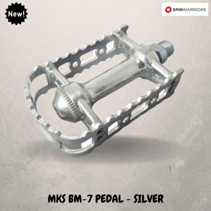 Jual Pedal Sepeda - MKS BM-7 Pedal - Silver - Kab. Tangerang ...