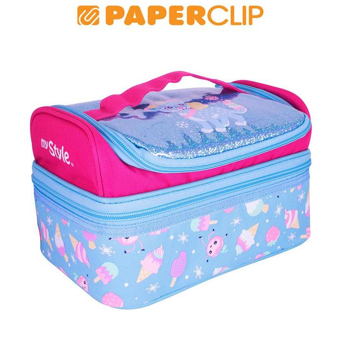 Gambar TAS LUNCH BAG SNOW LEOPARD TM2361 dari Paperclip Indonesia undefined Tokopedia