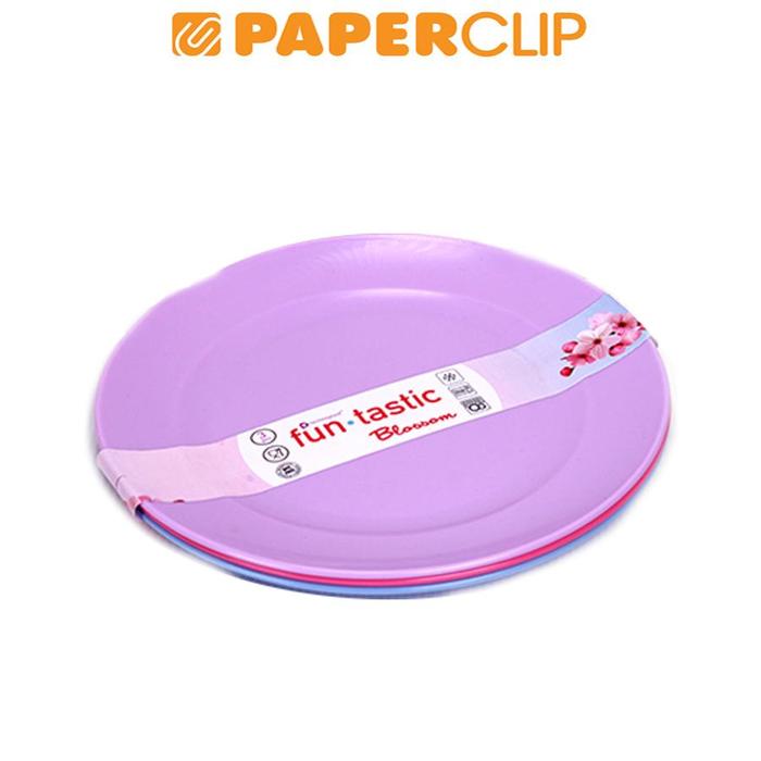 Gambar PIRING TECHNOPLAST FUNTASTIC BLOSSOM P901X3.TSFO/72S dari Paperclip Indonesia undefined Tokopedia