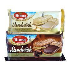 Gambar BISKUIT ROMA SANDWICH COKLAT / PEANUT KRIM KACANG 216 GRAM - Cokelat dari RuangBlanja_NEW undefined Tokopedia