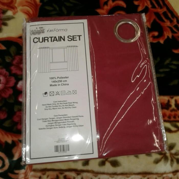 Gambar gorden isi 2 curtain 2 s merk informa/selma dari regolshop undefined Tokopedia