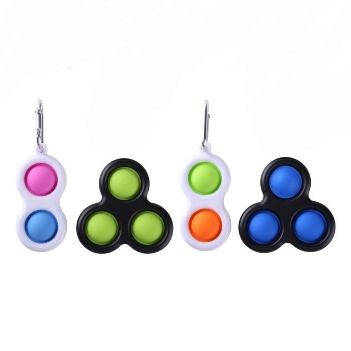 Gambar Simple Dimple Mainan Educational Anak Stress Relief Toy Fidget Pop It - 3 Bubble Black dari TRENDIO undefined Tokopedia