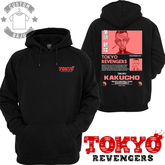 Gambar Sweater Hoodie Kakucho Hitto Tenjiku Bonten Anime Tokyo Revengers 582 - XXL dari origins by custombaju undefined Tokopedia