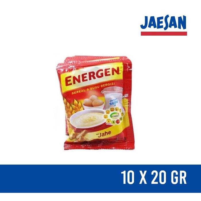 Gambar Energen Jahe renceng sereal 10 x 29 gr dari jaesan online undefined Tokopedia