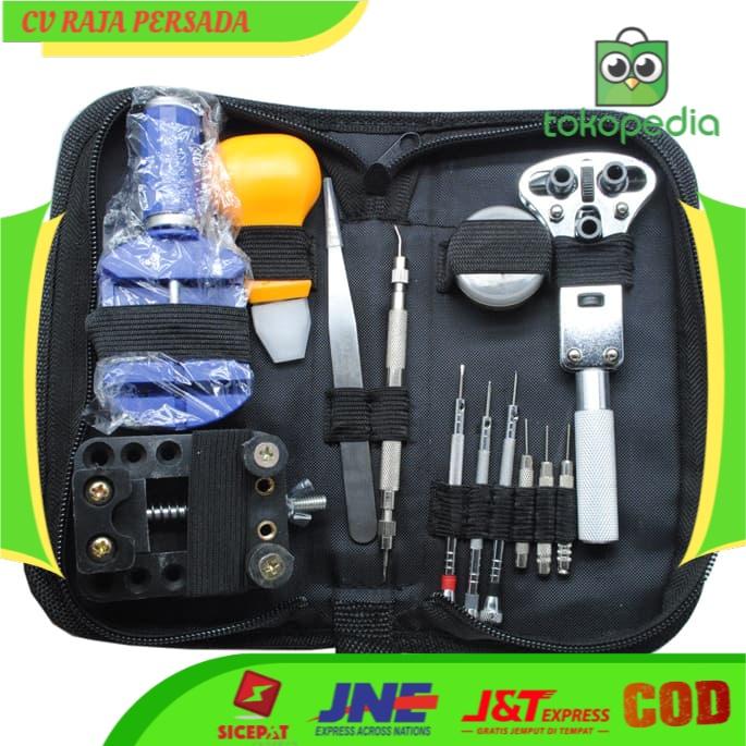 Gambar Alat Service Reparasi Jam Tangan 13 in 1 Watch Tool Set dari CV Raja Persada undefined Tokopedia
