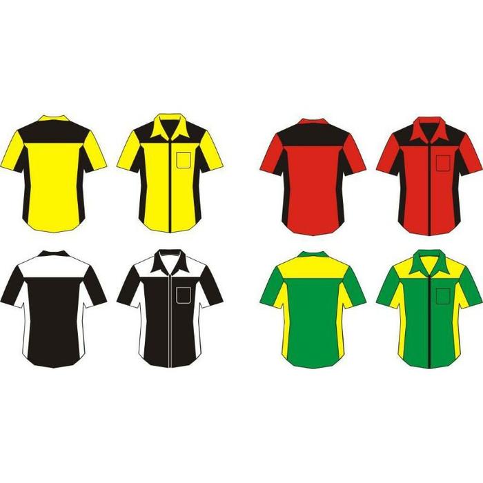 Gambar Pre order Wearpack SMK bordir Custom desain minimal 12 pcs dari EL NAJA STORE undefined Tokopedia
