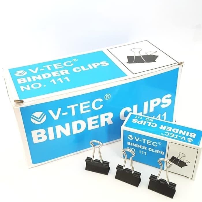 Gambar V Tec Binder Clips No.111 Penjepit Kertas Ukuran Sedang dari STORA - Art Supplier undefined Tokopedia