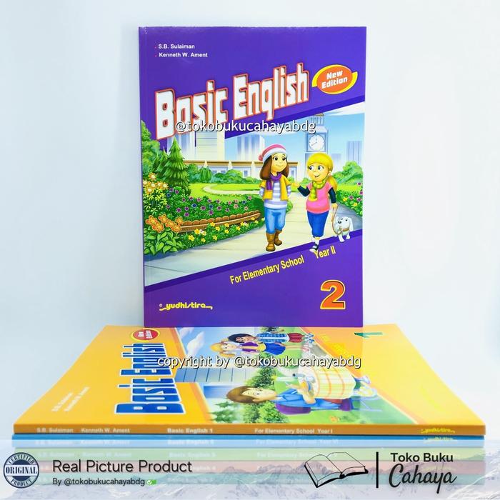 Jual Buku Bahasa Inggris Sd Basic English Kelas 1 2 3 4 5 6 Yudhistira ...